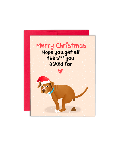 All the s*** (Christmas Edition) Card - Giordanelli Art